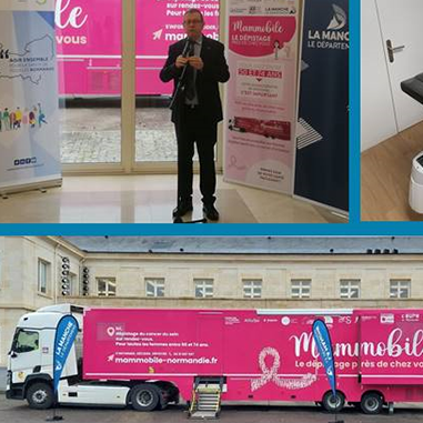 Photo du mammobile : un bus dédié au dépistage du cancer du sein